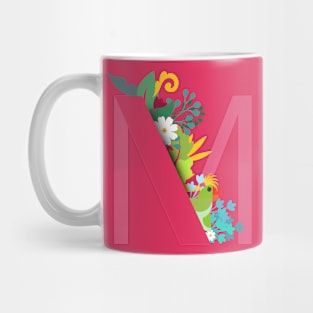 Tropical alphabet M Mug